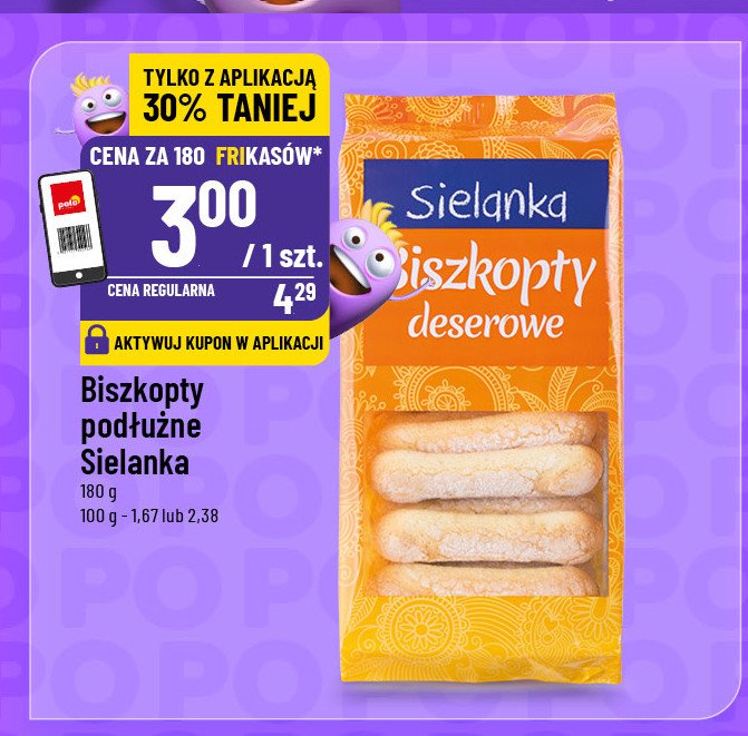 Biszkopty deserowe Sielanka promocja
