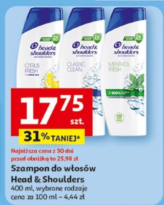 Szampon do włosów Head & Shoulders promocja w Auchan