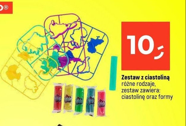 Zestaw z ciastoliną promocja w Dealz