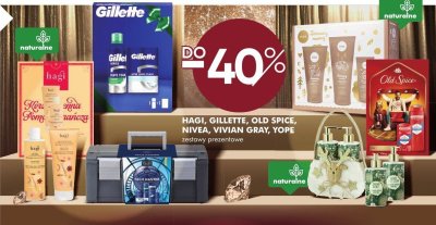 Zestawy prezentowe HAGI, GILLETTE, OLD SPICE, NIVEA, VIVIAN GRAY, YOPE promocja w Super-Pharm