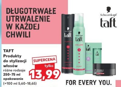 Produkty do stylizacji włosów różne rodzaje 250-75 ml opakowanie promocja w Kaufland