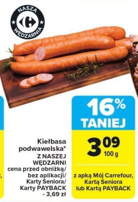 Kie艂basa promocja w Carrefour
