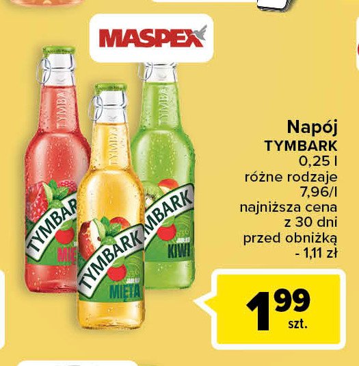 Napój jabłko-kiwi Tymbark 1936 promocja