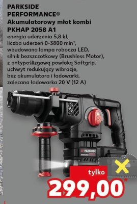 Akumulatorowy młot kombi PKHAP 2058 A1 promocja w Kaufland
