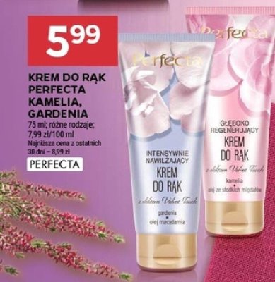 Krem do rąk Perfecta - Kamelia, Gardenia promocja w Stokrotka
