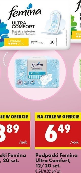 Podpaski soft Femina ultra promocja