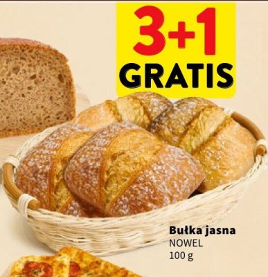 Bułka jasna NOWEL promocja w Intermarche