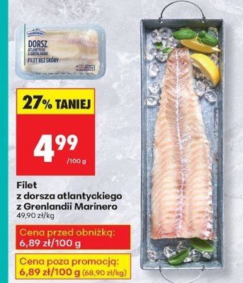 Filet z dorsza atlantyckiego z Grenlandii  promocja w Biedronka