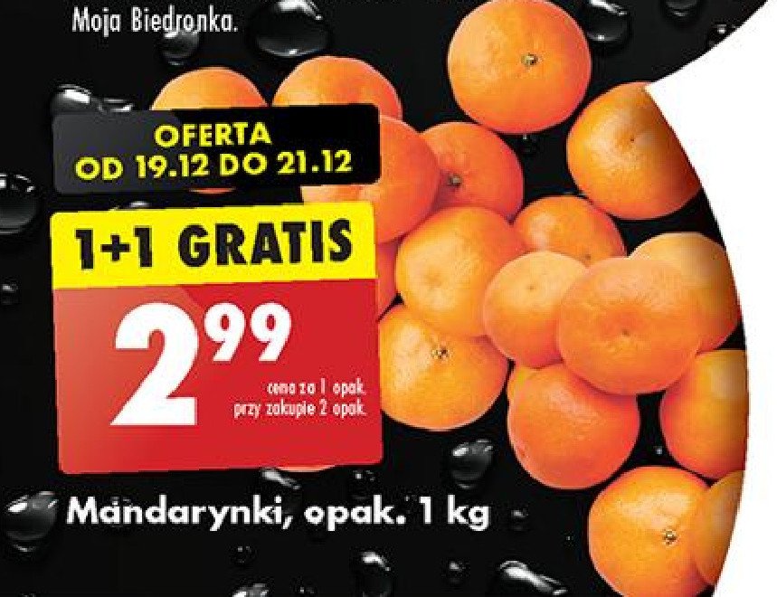 Mandarynki promocja w Biedronka