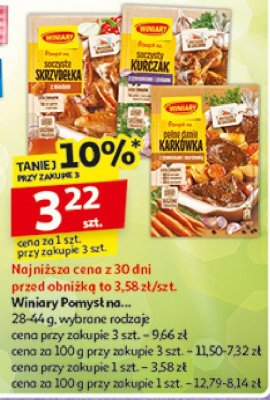Soczystego kurczaka z czosnkiem i zio艂ami Winiary pomys艂 na ... promocja