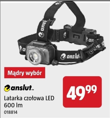 Latarka czołowa LED 600 lm promocja w Jula