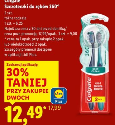 Szczoteczki do zębów 360° promocja w Lidl
