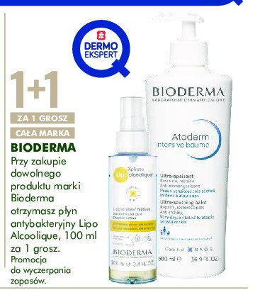 Spray antybakteryjny BIODERMA BIPHASE LIPO promocja