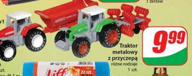 Traktor metalowy promocja