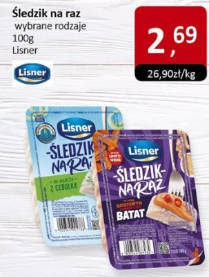 Śledź na raz Lisner promocja w Market Point