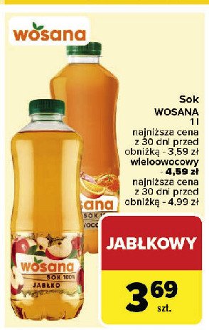 Sok wieloowocowy Wosana promocja
