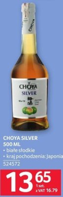 Wino Choya Silver 500 ML promocja w Selgros