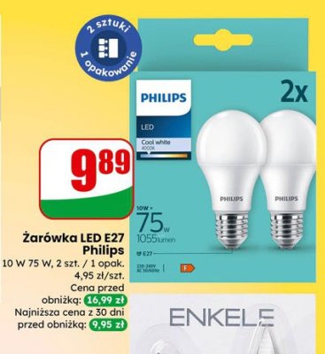 Żarówka LED E27 Philips promocja w Dino