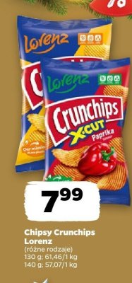 Chipsy Crunchips 140 g, różne rodzaje promocja w Netto