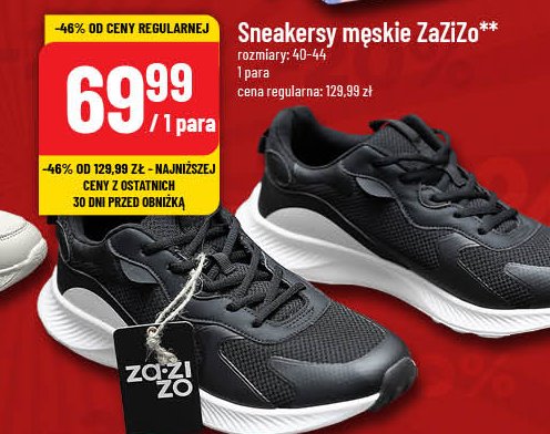 Sneakersy męskie 40-44 ZAZIZO promocja