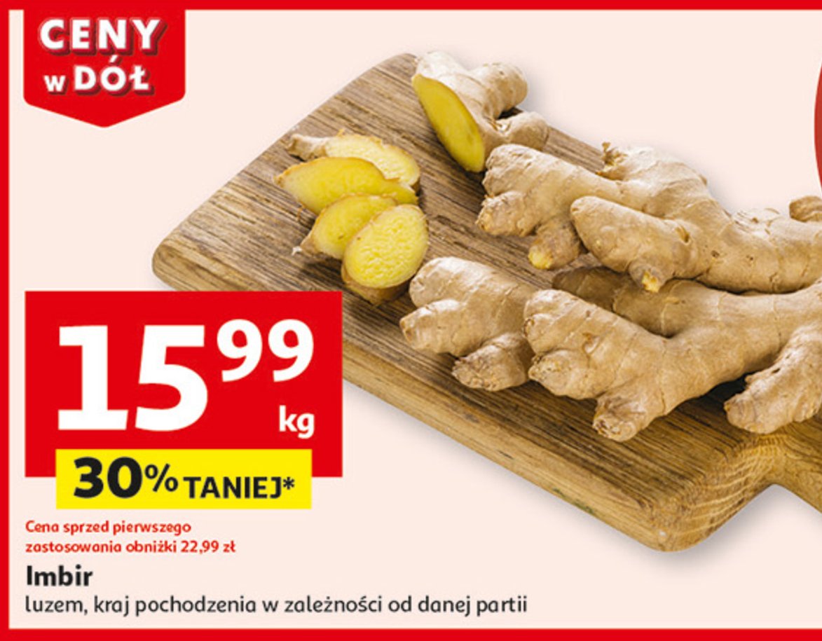 Imbir promocja w Auchan