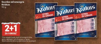 Szynka od szwagra Krakus promocja w Delikatesy Centrum