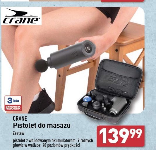 Pistolet do masażu CRANE promocja w Aldi