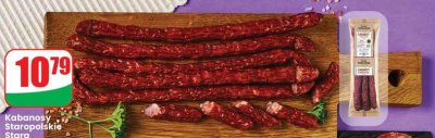 Kabanosy Staropolskie Stara Wędzarnia promocja w Dino