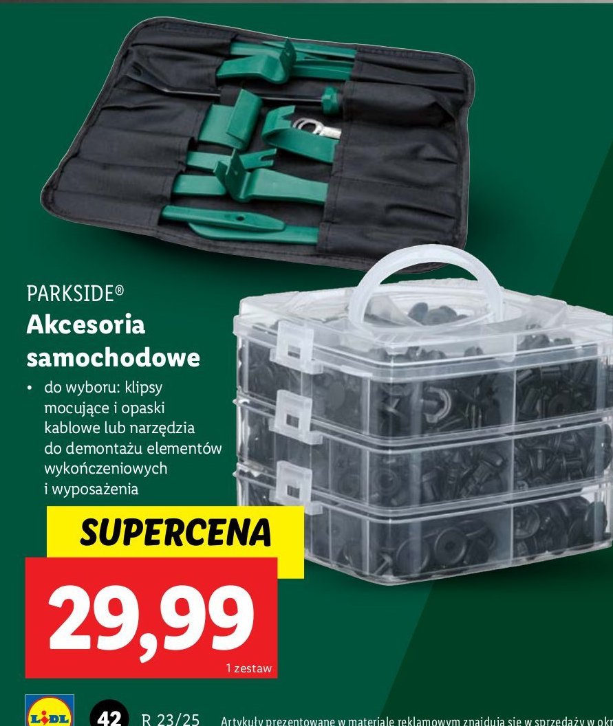Narzędzia do demontażu tapicerki Parkside promocja w Lidl