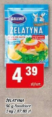 Żelatyna Gellwe 50g promocja w Chorten