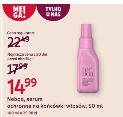 Serum Neboa, ochronne na końcówki włosów, 50 ml promocja w Rossmann