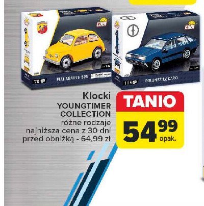 Zestaw klocków polonez 1.6 caro Cobi promocja w Carrefour