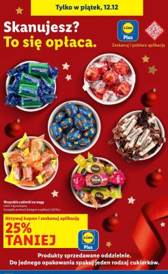 Cukierki na wagę różne rodzaje promocja w Lidl