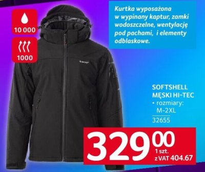 Softshell męski HI-TEC promocja w Selgros