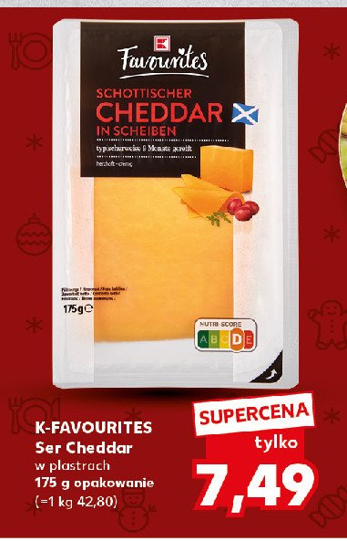 Ser cheddar K-classic favourites promocja