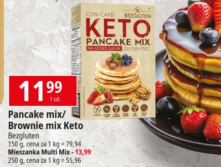 Mieszanka do wypieków keto multi mix Bezgluten promocja