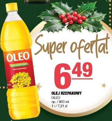 Olej rzepakowy Oleo promocja w SPAR