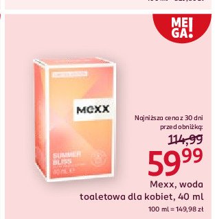 Woda toaletowa Mexx summer bliss promocja