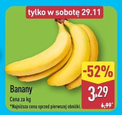Banany promocja w Aldi