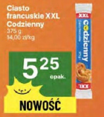 Ciasto francuskie XXL Codzienny promocja w Delikatesy Centrum