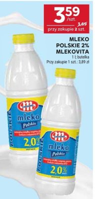 Mleko polskie 2% Mlekovita promocja w Stokrotka