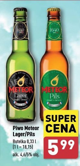 Piwo METEOR PILS METEOR (PIWO) promocja