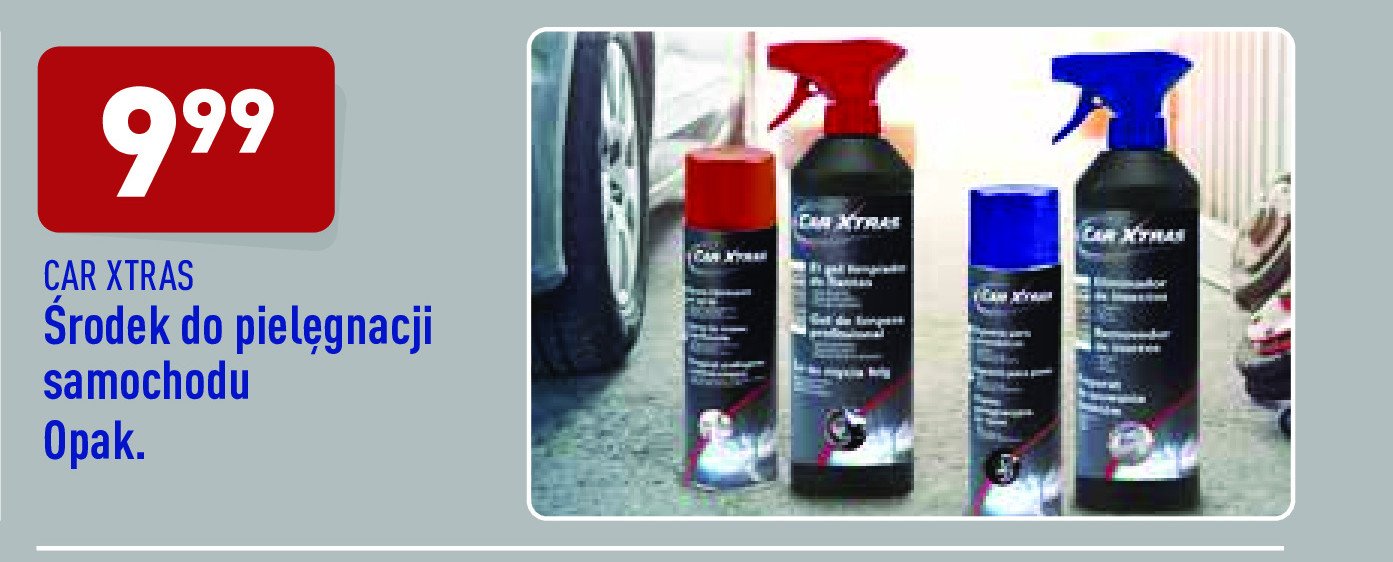 Spray do pielęgnacji tworzyw sztucznych Car xtras promocje
