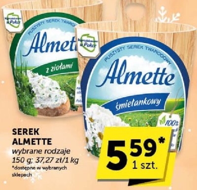 Serek Almette wybrane rodzaje promocja w ABC