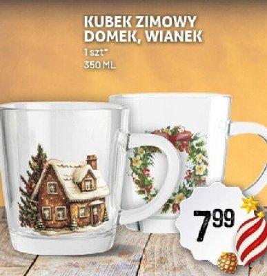 Kubek ZIMOWY DOMEK, WIANEK promocja w Arhelan