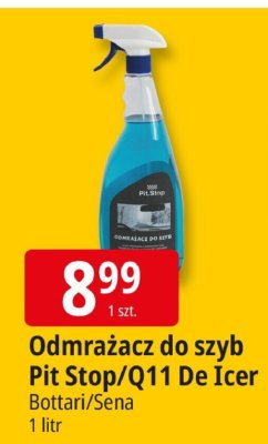 Odmrażacz do szyb Pit Stop/Q11 De Icer Bottari/Sena promocja w Leclerc