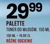 Toner do włosów PALETTE różne odcienie promocja w Drogerie Natura