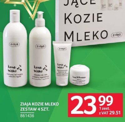 Zestaw Ziaja Kozie Mleko 4 szt. promocja w Selgros