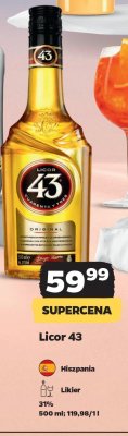 Likier Licor 43 promocja w Netto