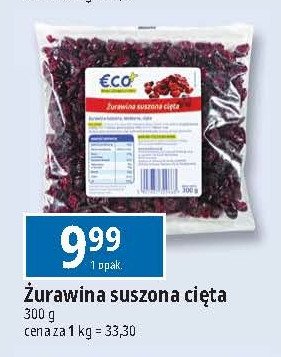 Zurawina suszona Eco+ promocja